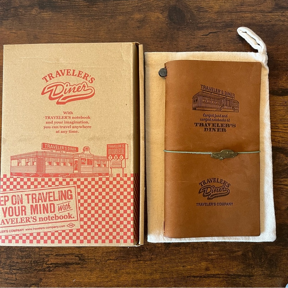 Traveler's Company Brown Leather Notebook